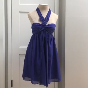 BCBG Generation Halter Style Babydoll Dress